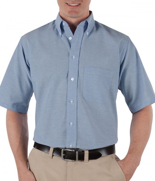 Men's Short Sleeve Oxford Shirt #N501 - Image 2