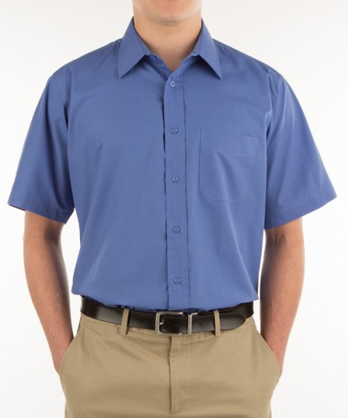 Men's Short Sleeve Broadcloth Shirt #N512 - Image 2