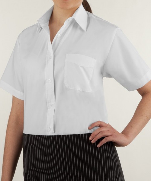 Women's Short Sleeve Broadcloth Shirt #N612 - Image 2