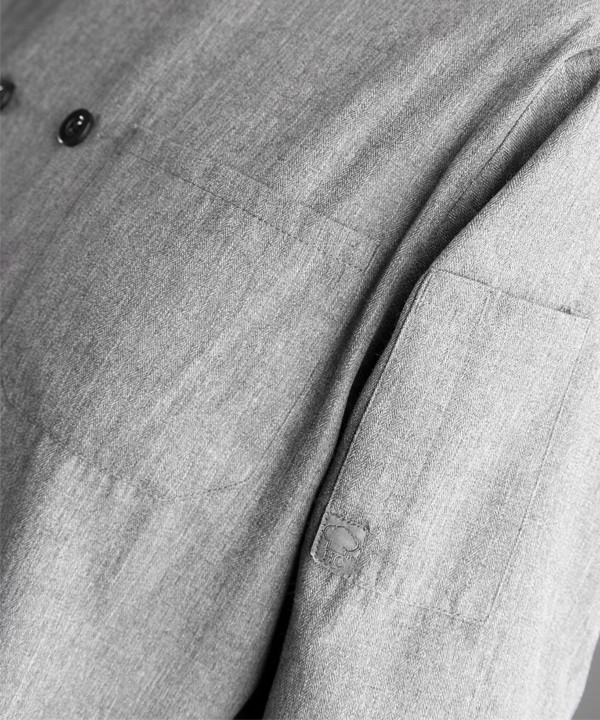 Contrast Piping Chef Coat #404 - Image 3